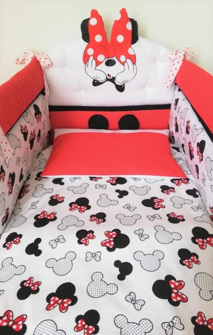 Completo piumone art. Minnie Red