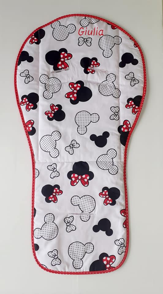 Copri ovetto / passeggino art. Minnie Red